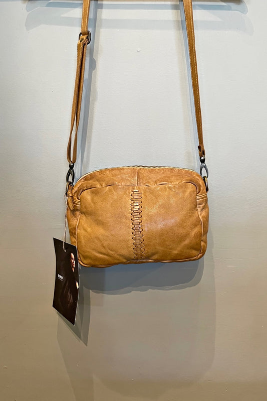 BOEM TRAVELERS LEATHER BAG NUDE