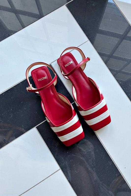 FACCINE RIO SQUARE TOE SANDAL