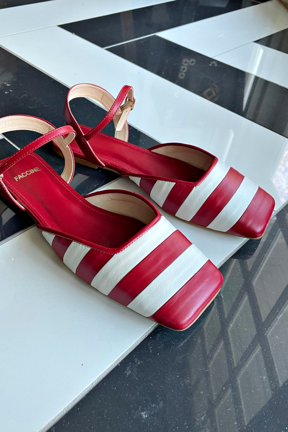 FACCINE RIO SQUARE TOE SANDAL