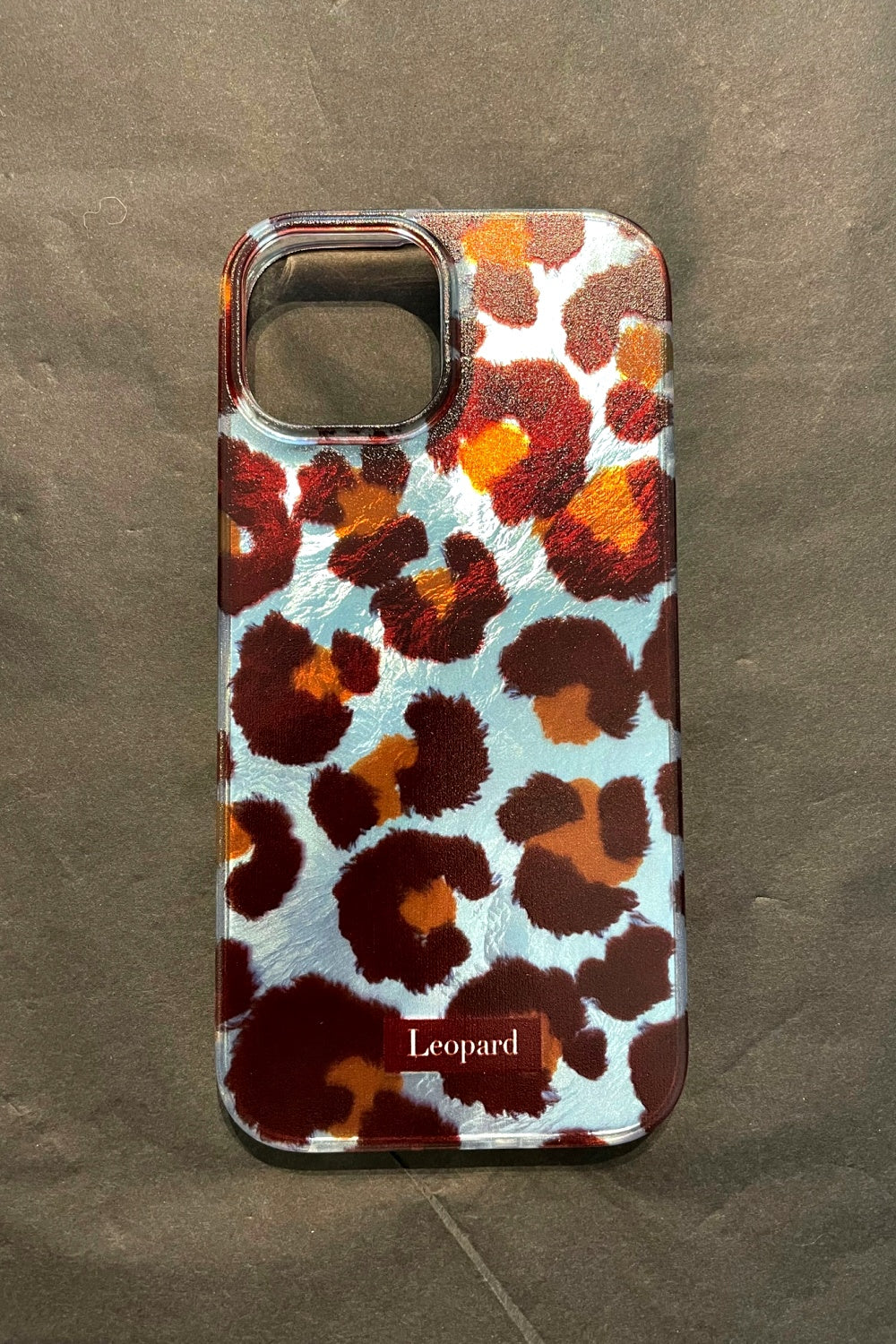 LOST + FOUND TURQUOISE PEARLESCENT OCELOT PHONE CASE