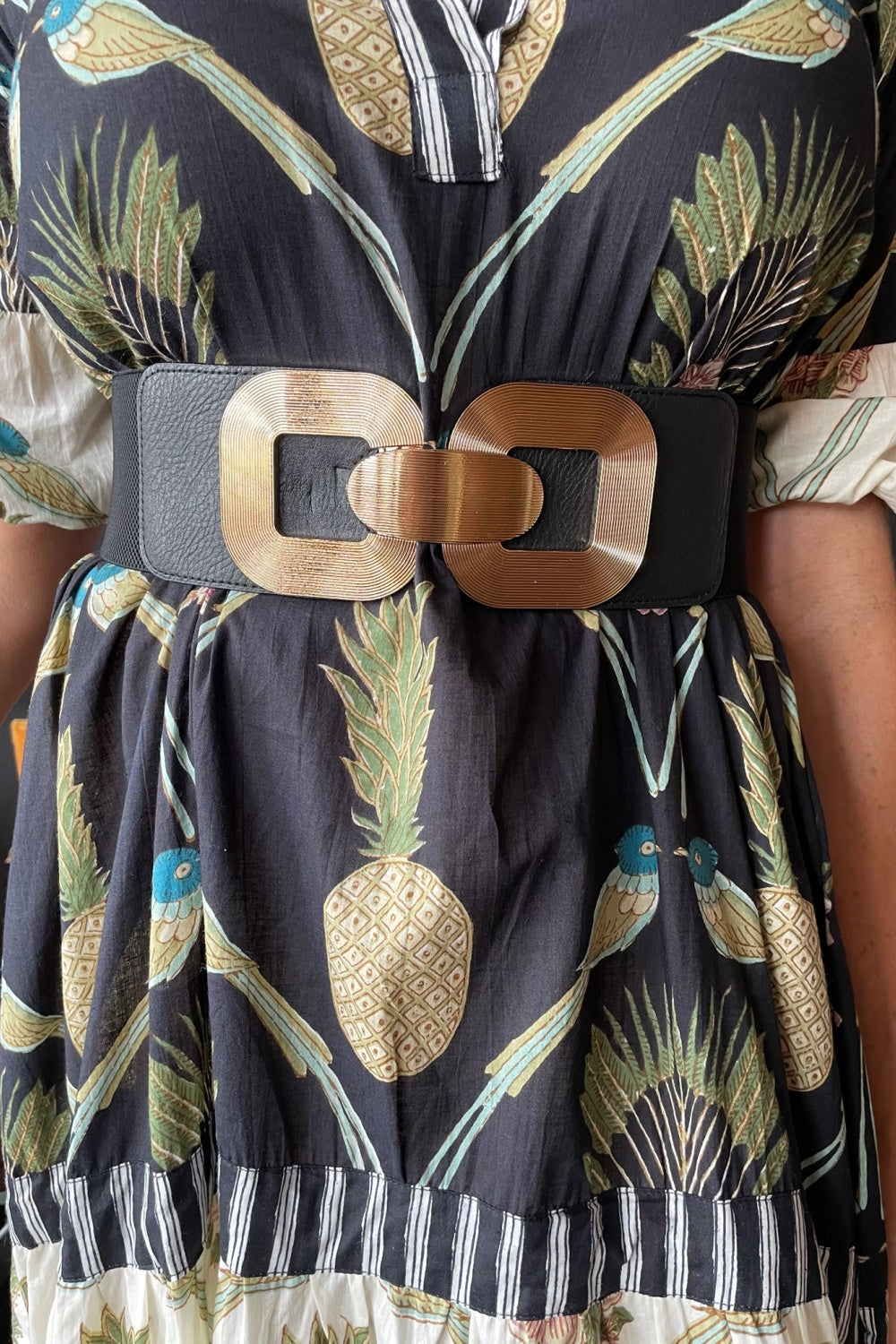 PRE-ORDER ROSELLE JOSEPHINE DRESS AVIARY BLACK