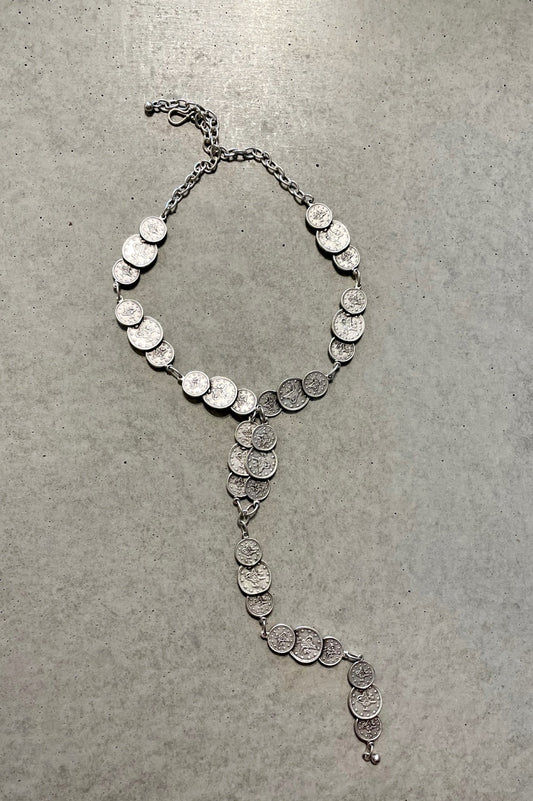 SILVER DOLLAR NECKLACE
