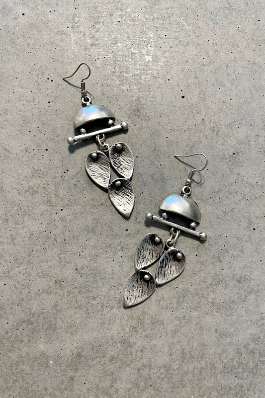 BABYLON SILVER EARRINGS
