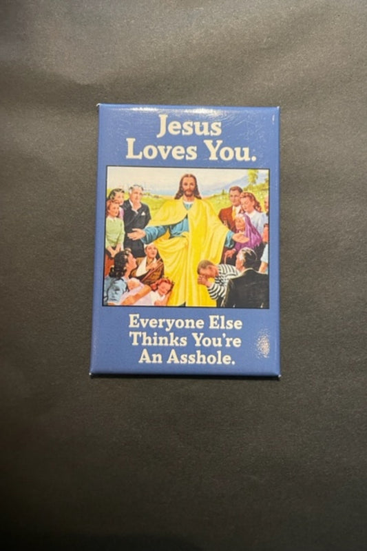 JESUS LOVES YOU MAGNET