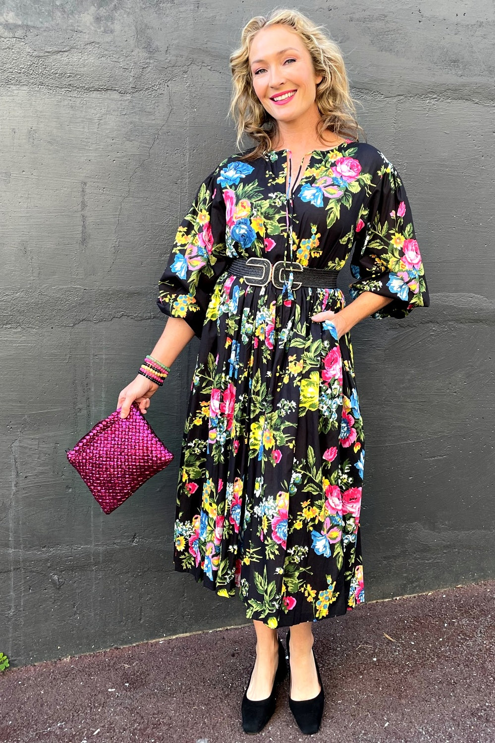 ROSELLE JUMBLE DRESS FLORIBUNDA