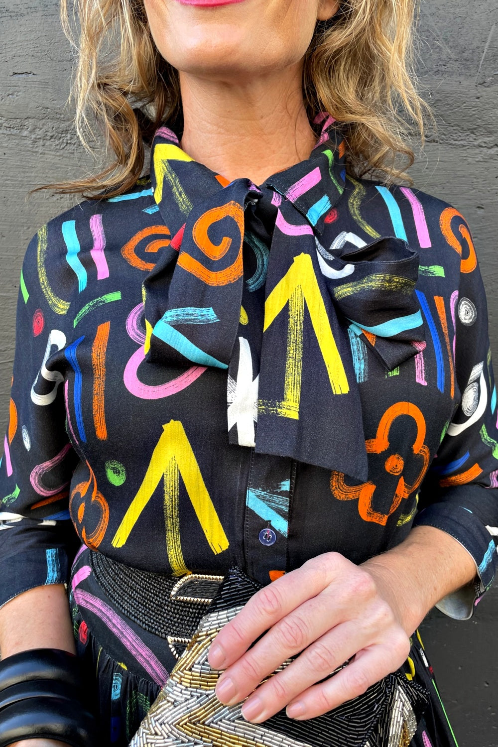 ROSELLE TIERED SHIRTMAKER GEMSTONE
