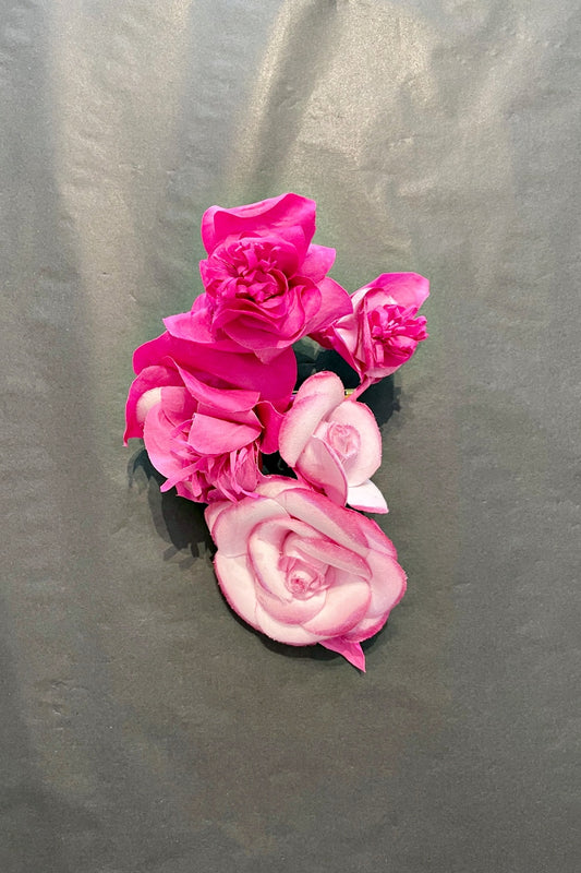 FLORA FASCINATA RASPBERRY ROSE CORSAGE