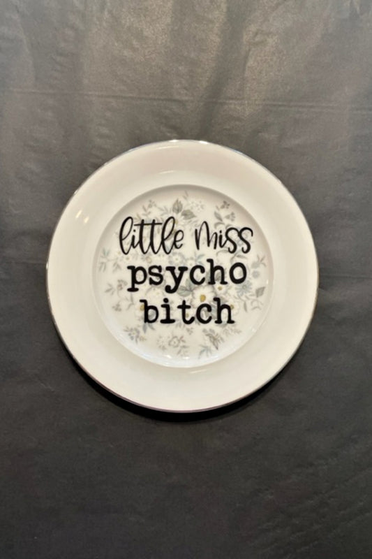 PSYCHO BITCH DECORATIVE PLATE