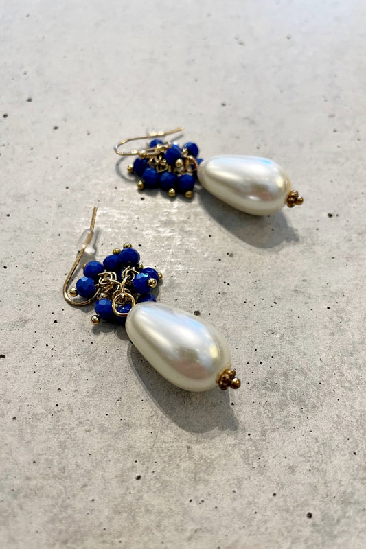 GRETA PEARL DROP EARRINGS