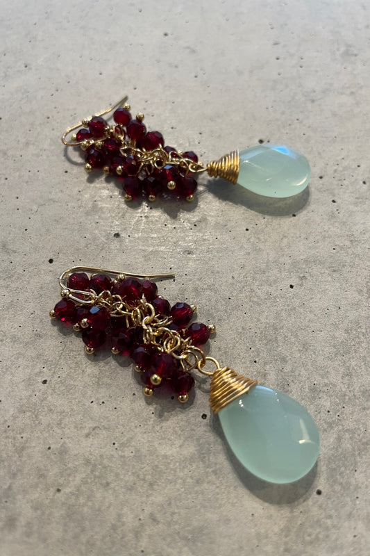 ANTOINETTE EARRINGS RED