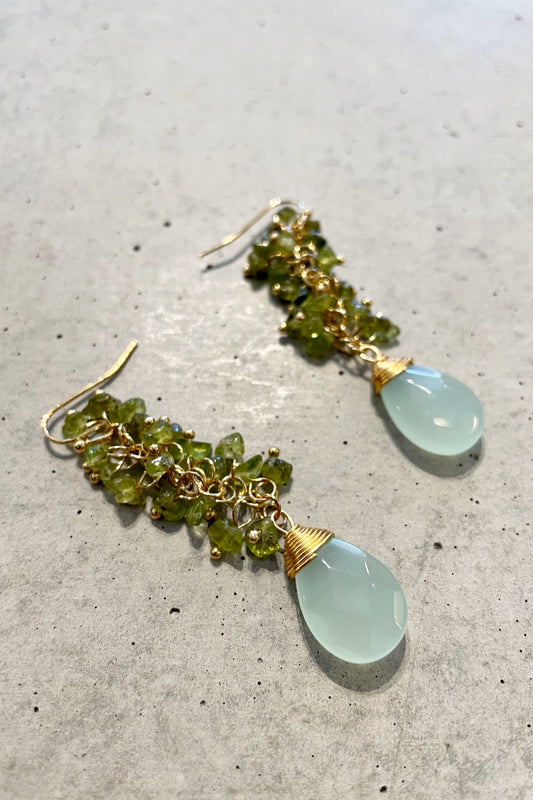 ANTOINETTE EARRINGS GREEN