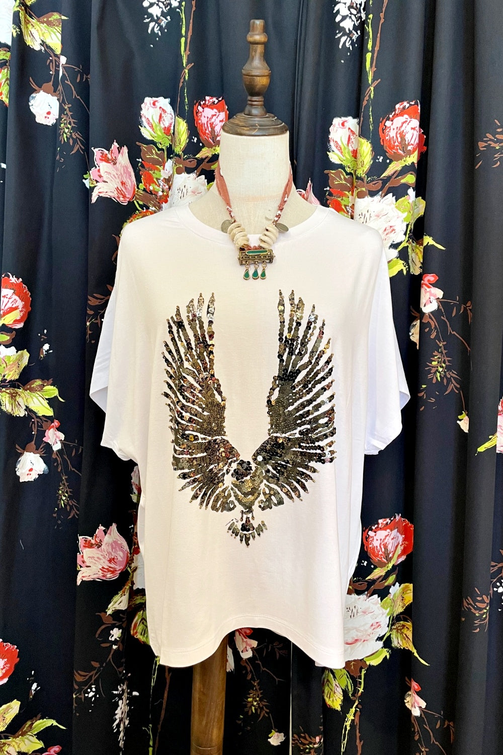 ADINE STUDIO GOLDEN WINGS TEE