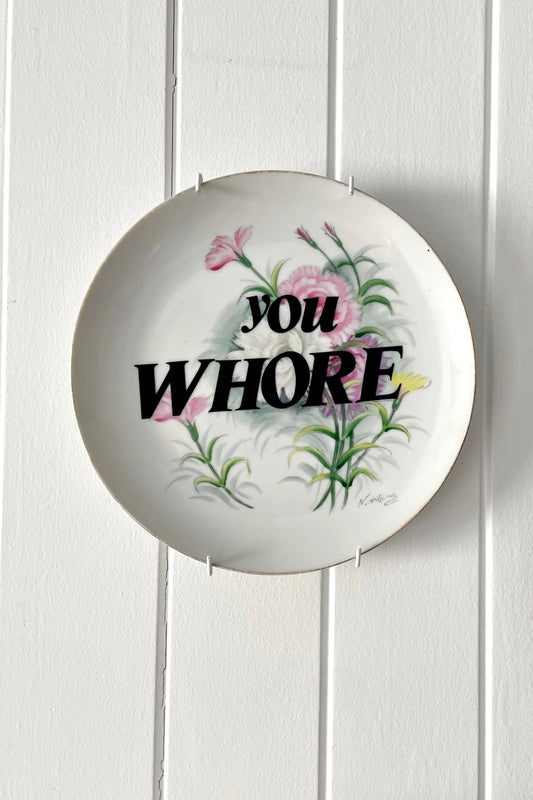 YOU WHORE WALL PLATE