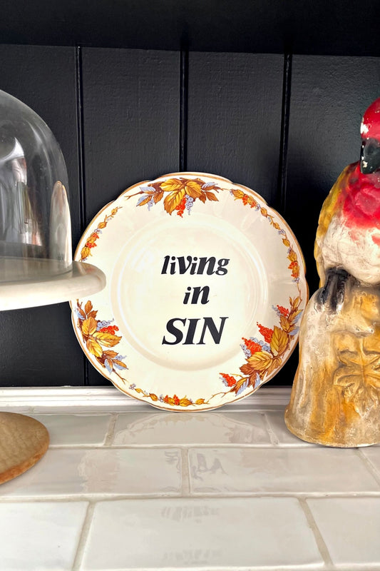 LIVING IN SIN WALL PLATE