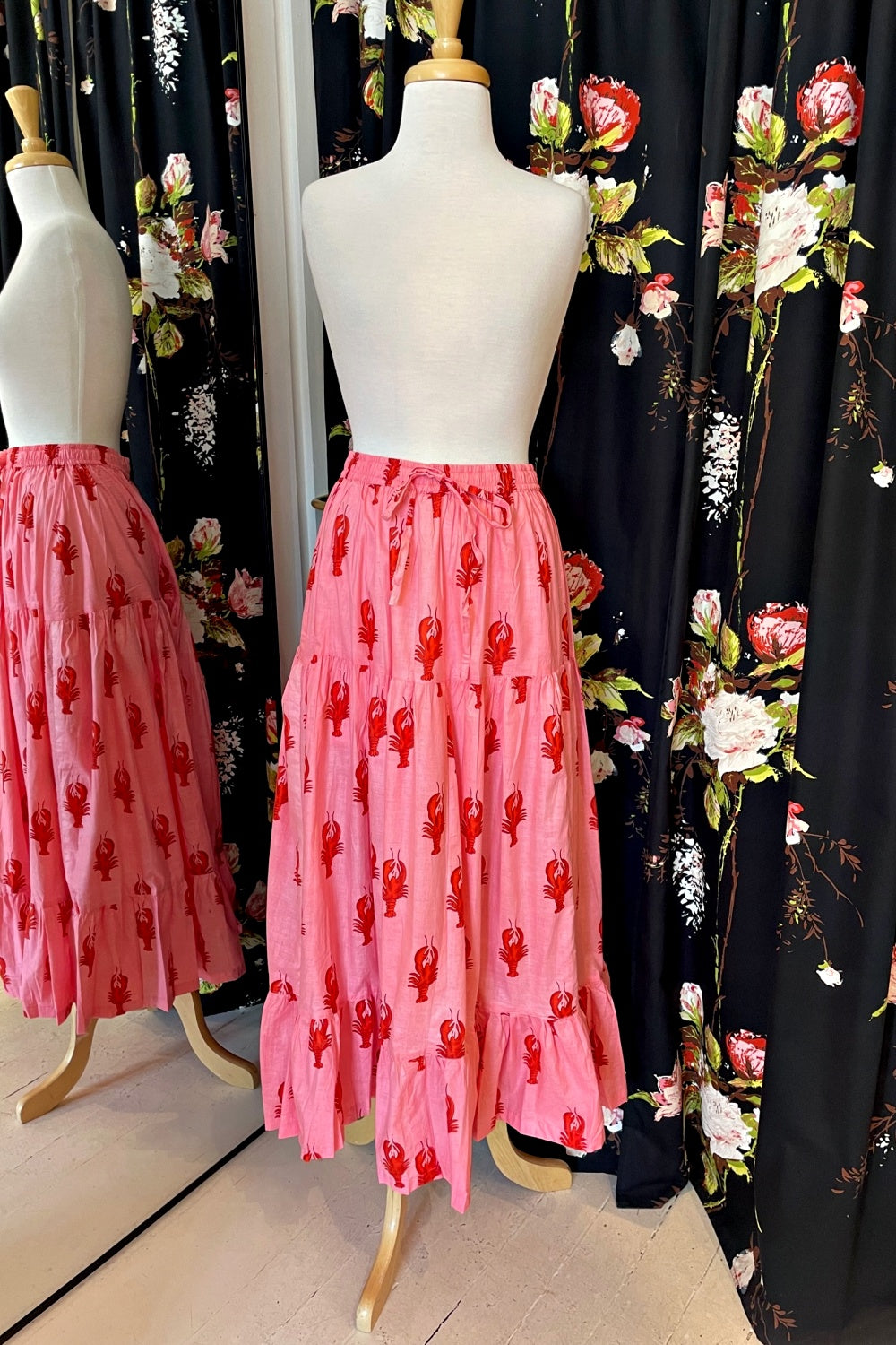 ROSELLE CUBA SKIRT LITTLE LOBSTERS PINK