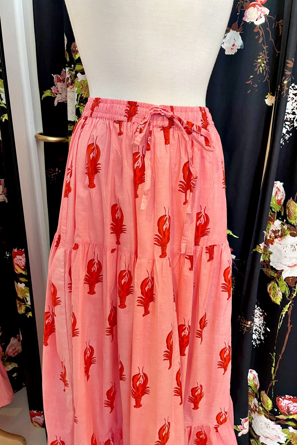 ROSELLE CUBA SKIRT LITTLE LOBSTERS PINK