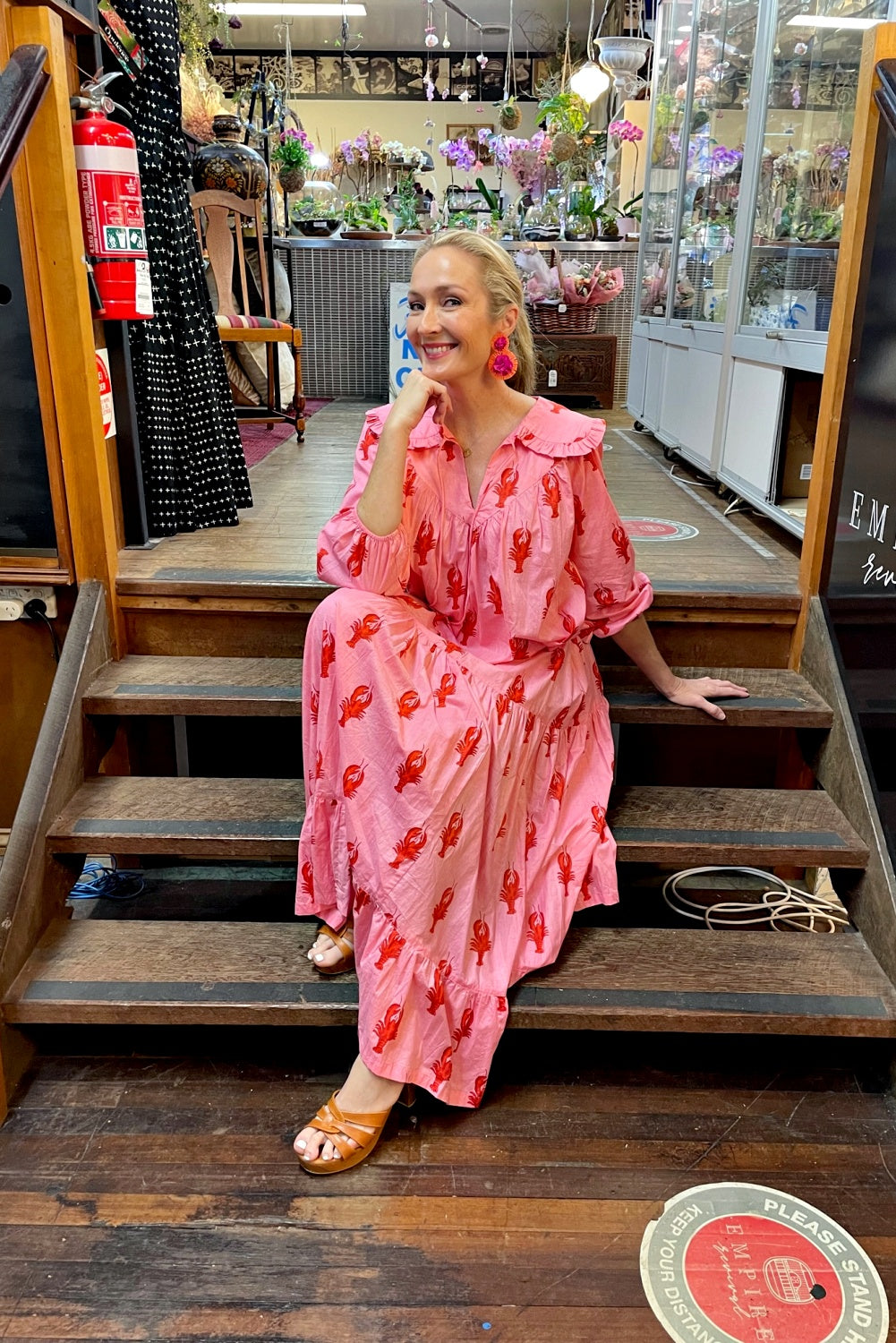 ROSELLE CUBA SKIRT LITTLE LOBSTERS PINK