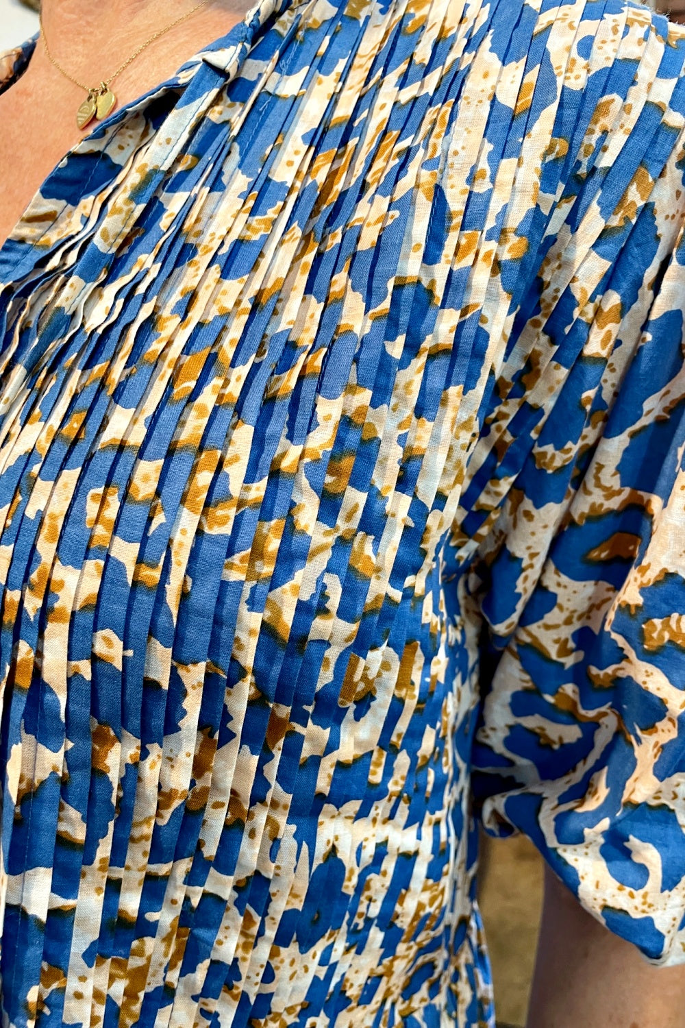 ROSELLE HALCYON DRESS BLUE LEO