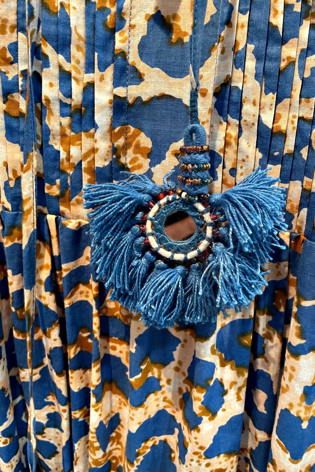 ROSELLE HALCYON DRESS BLUE LEO