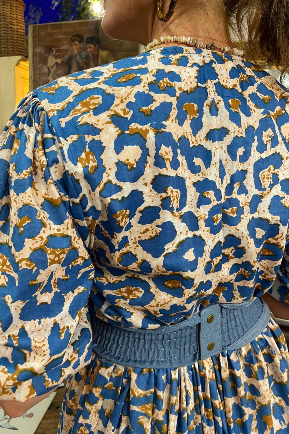 ROSELLE HALCYON DRESS BLUE LEO