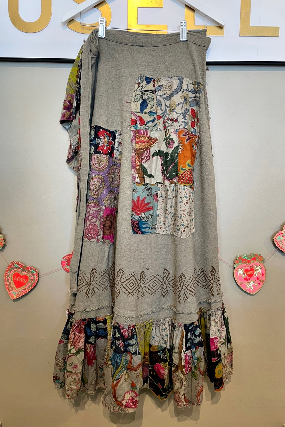 RAISED BY WOLVES MRS WOLF WRAP SKIRT