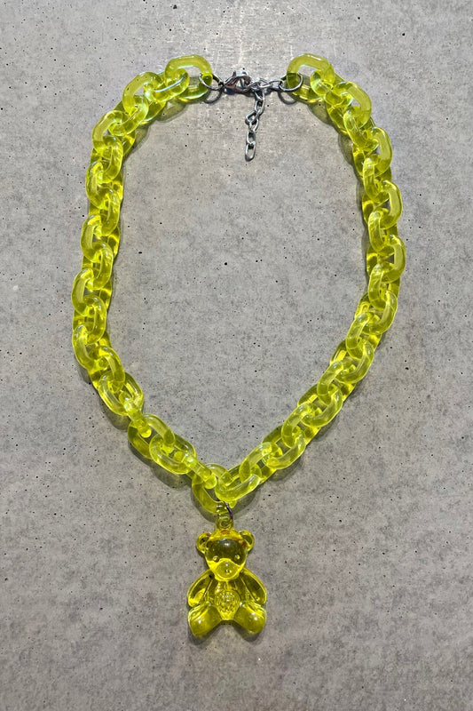 GUMMY BEAR NECKLACE YELLOW