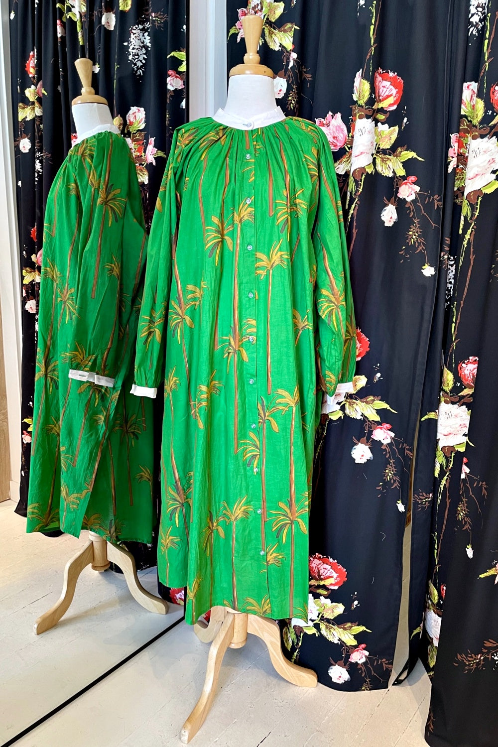 ROSELLE CABANA DRESS COCONUT PALM GREEN