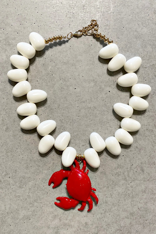 PINCER NECKLACE CREAM