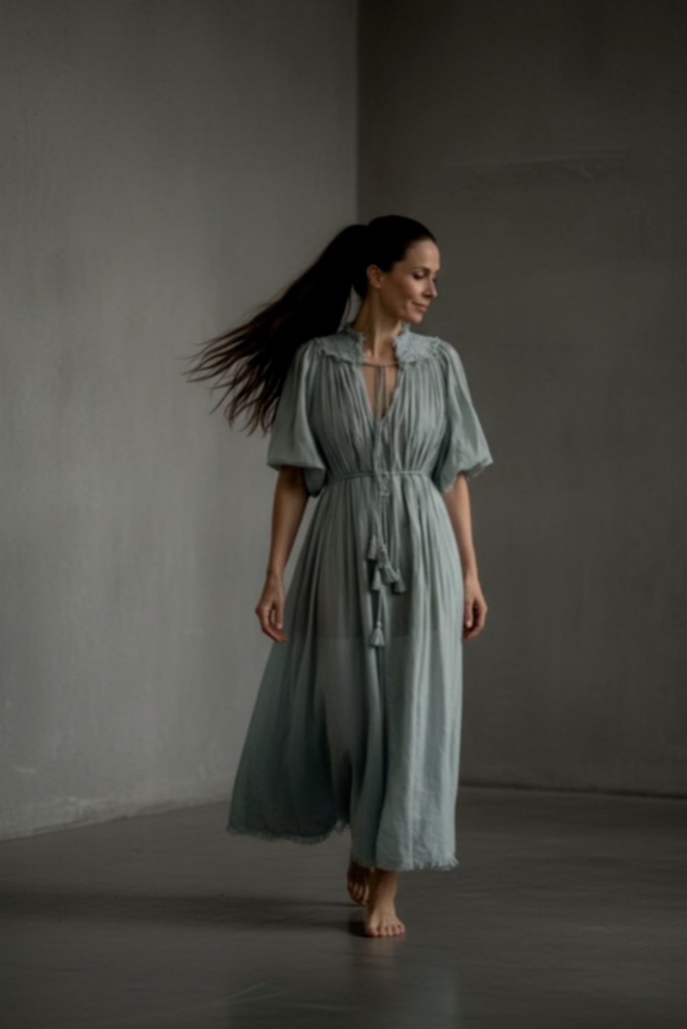 BOEM OPHELIA DRESS SKY