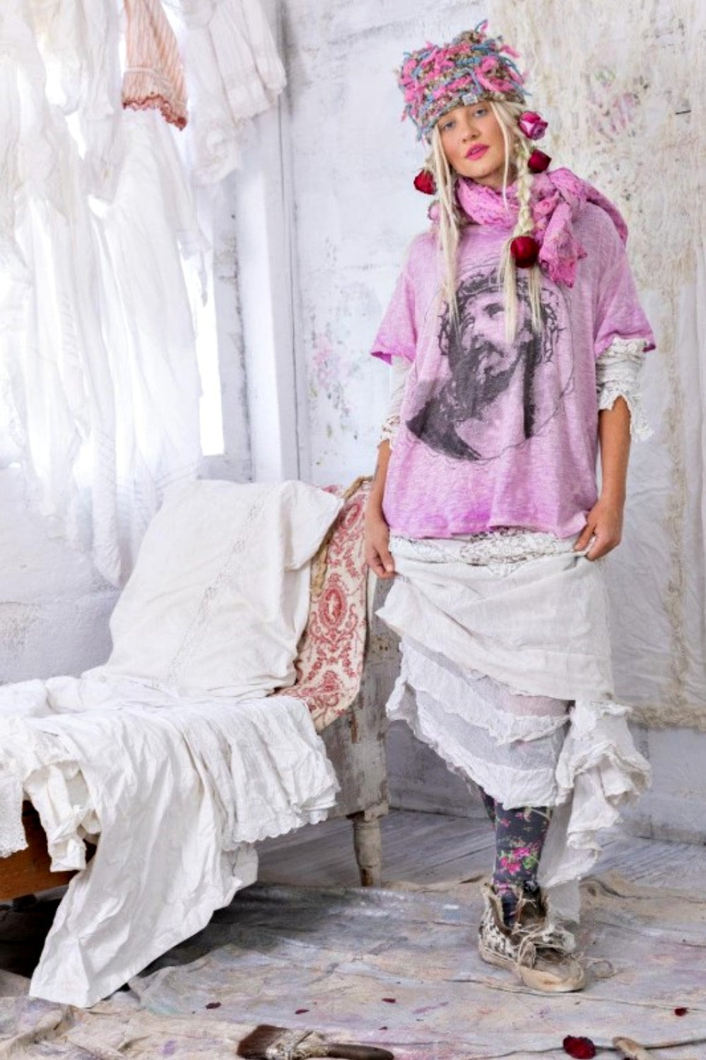 MAGNOLIA PEARL JESUS WEPT TEE #863