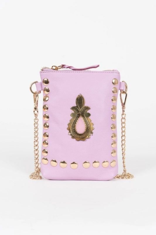PITI CUITI JEWEL CROSSBODY BAG LILAC