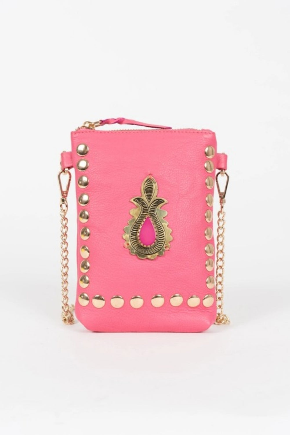 PITI CUITI JEWEL CROSSBODY BAG STRAWBERRY