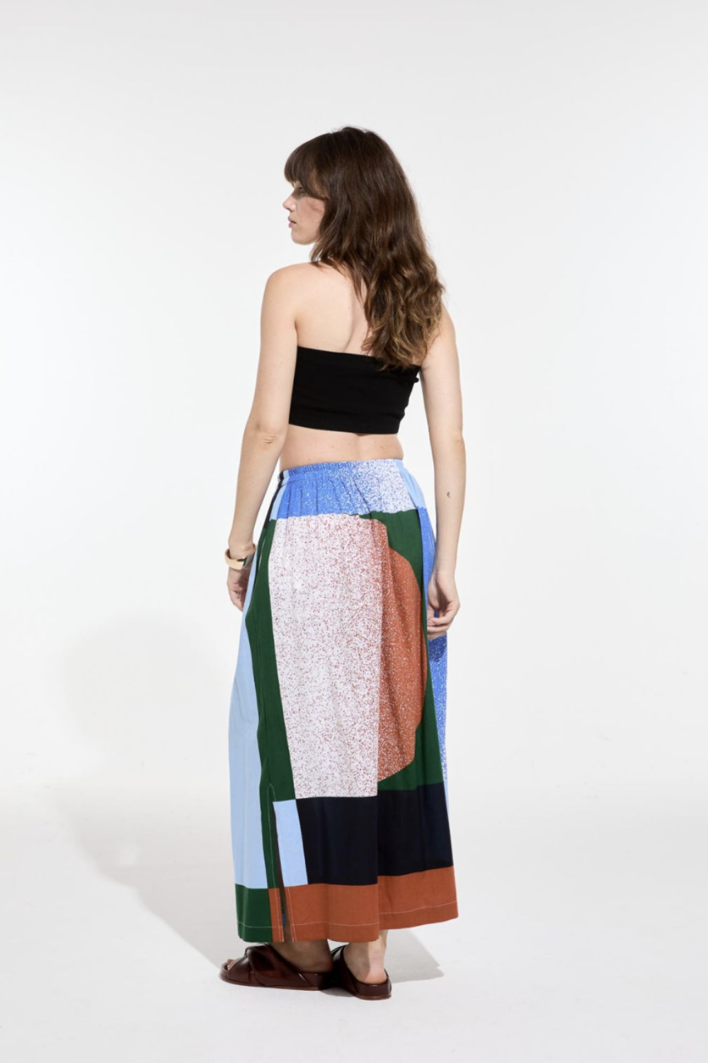 MA POESIE JULIETTE SKIRT SUNRISE BLUE