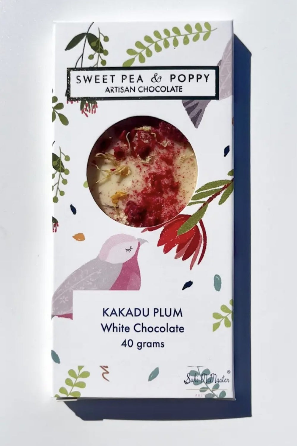 SWEET PEA + POPPY WHITE CHOCOLATE + KAKADU PLUM 40G