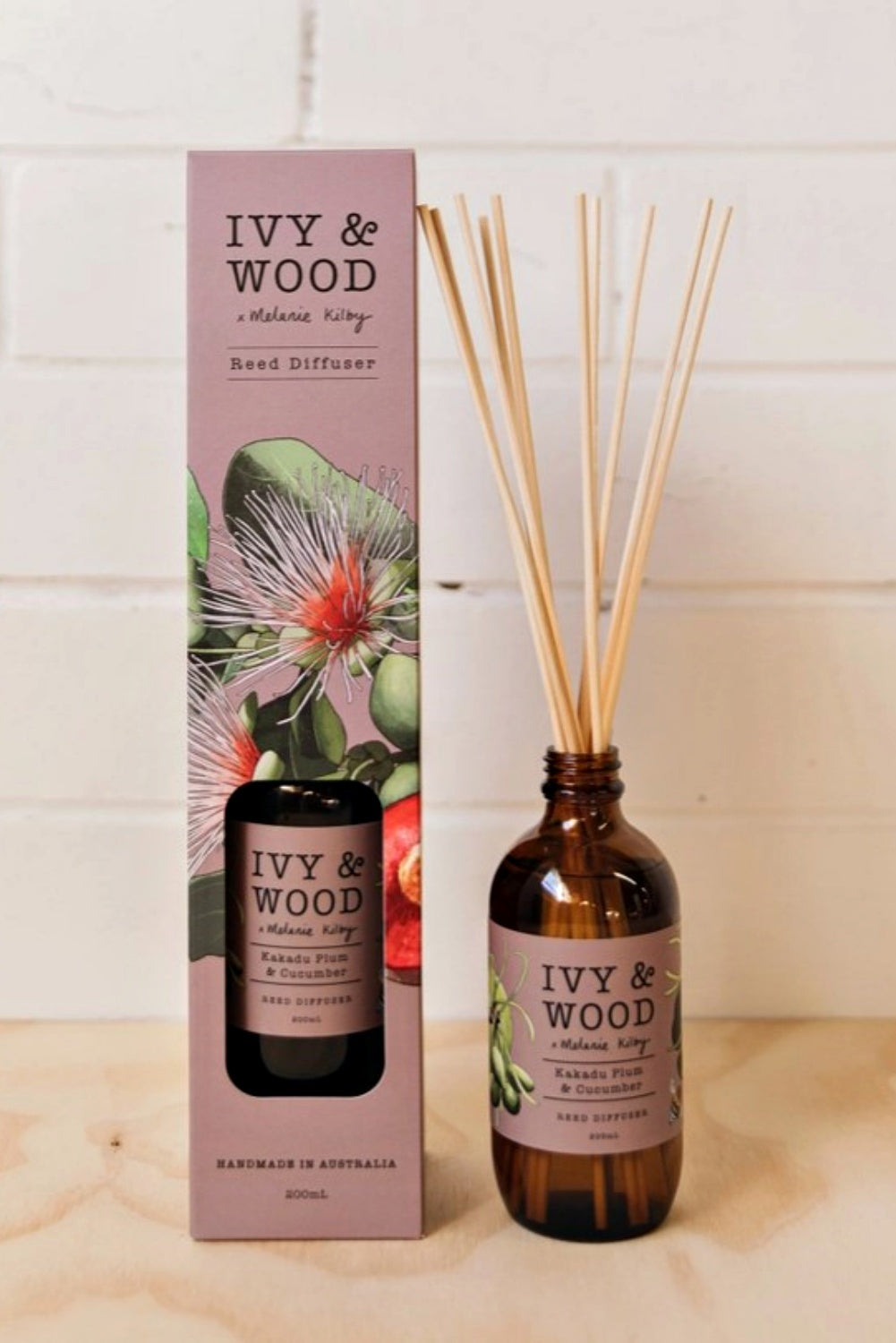 IVY + WOOD WILD KAKADU PLUM + CUCUMBER REED DIFFUSER