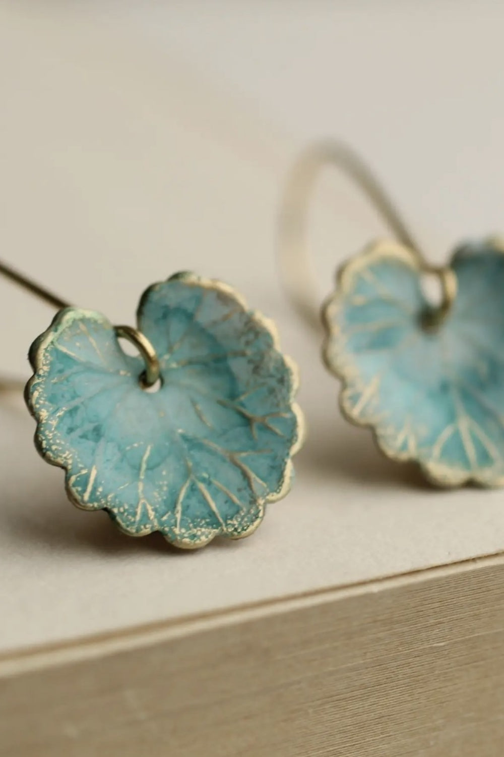 SILK PURSE NEW LEAF EARRINGS
