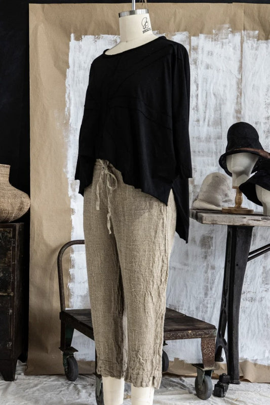 PRE-ORDER MEG BY DESIGN LEON PANT RAW LINEN