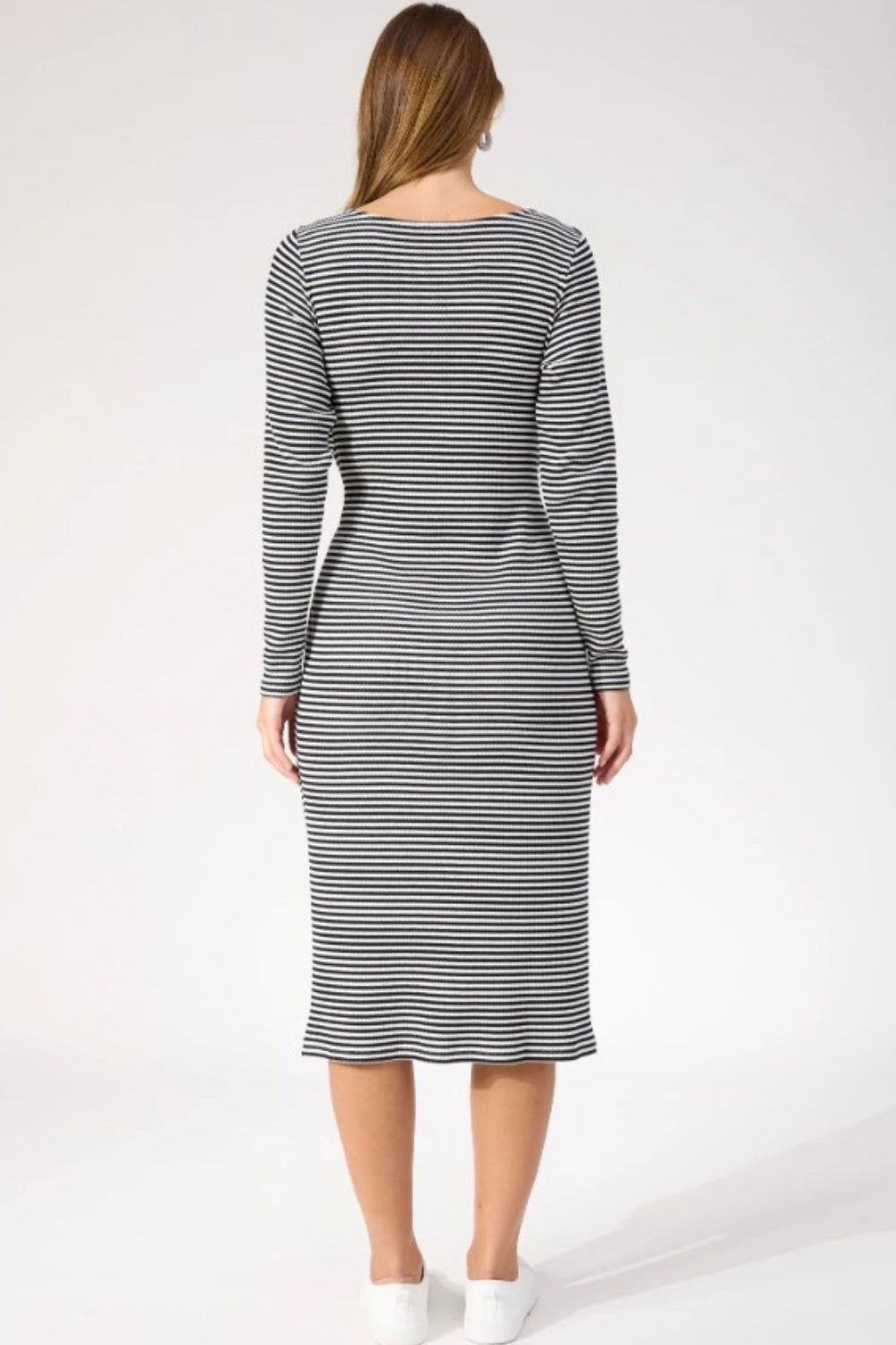 HAVEN LEVI STRIPE T-SHIRT DRESS