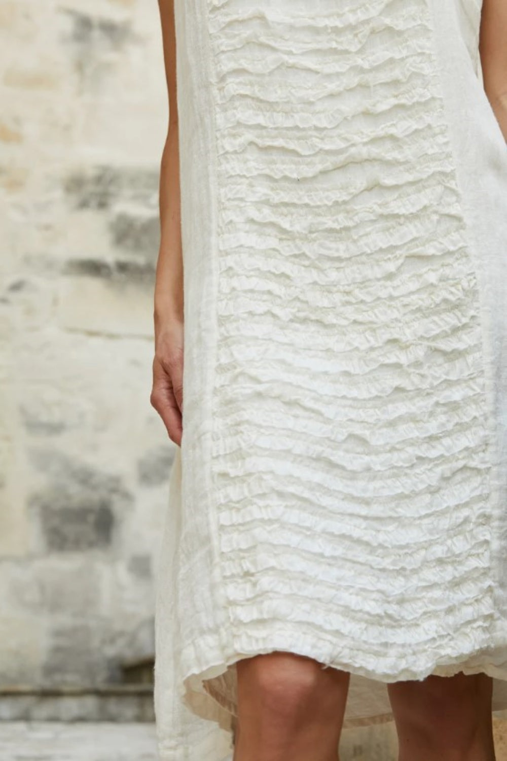 MEG BY DESIGN LIDIA DRESS WARM WHITE