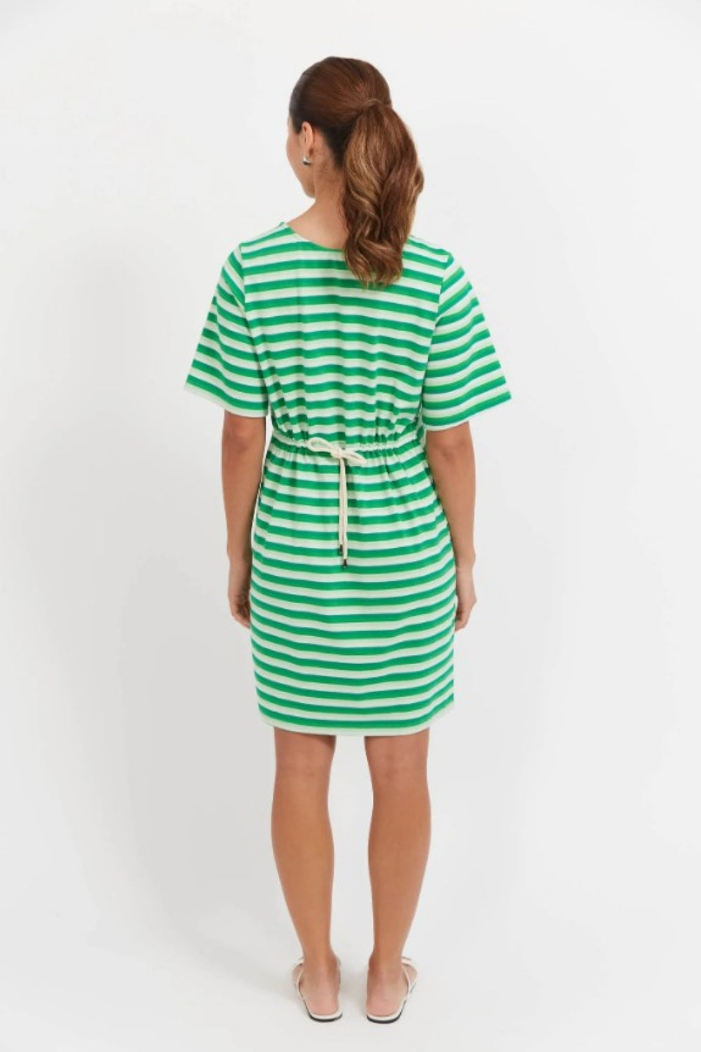 HAVEN LIMON STRIPE T-SHIRT DRESS