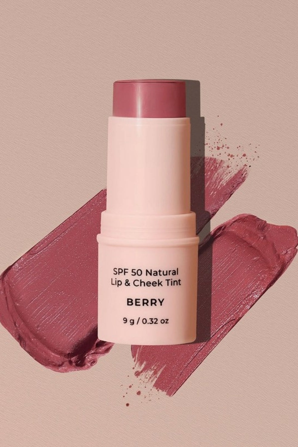 AVOCADO ZINC NATURAL LIP + CHEEK TINT SPF50 BERRY