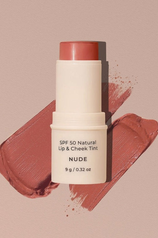 AVOCADO ZINC NATURAL LIP + CHEEK TINT SPF50 NUDE