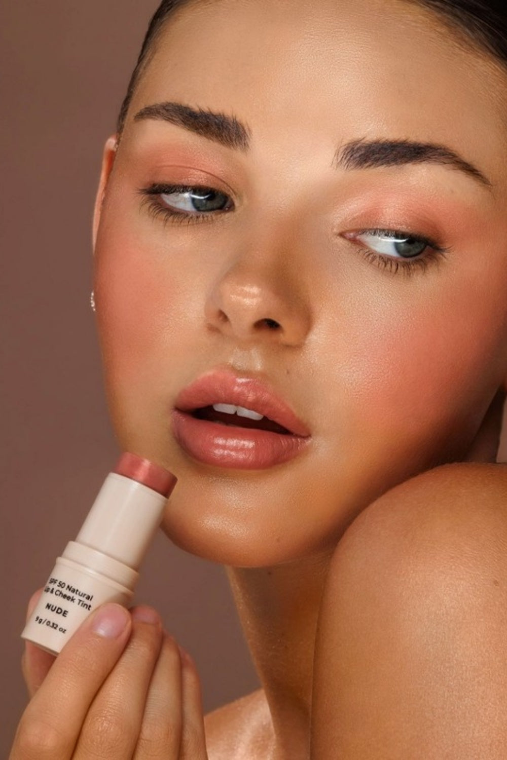 AVOCADO ZINC NATURAL LIP + CHEEK TINT SPF50 NUDE