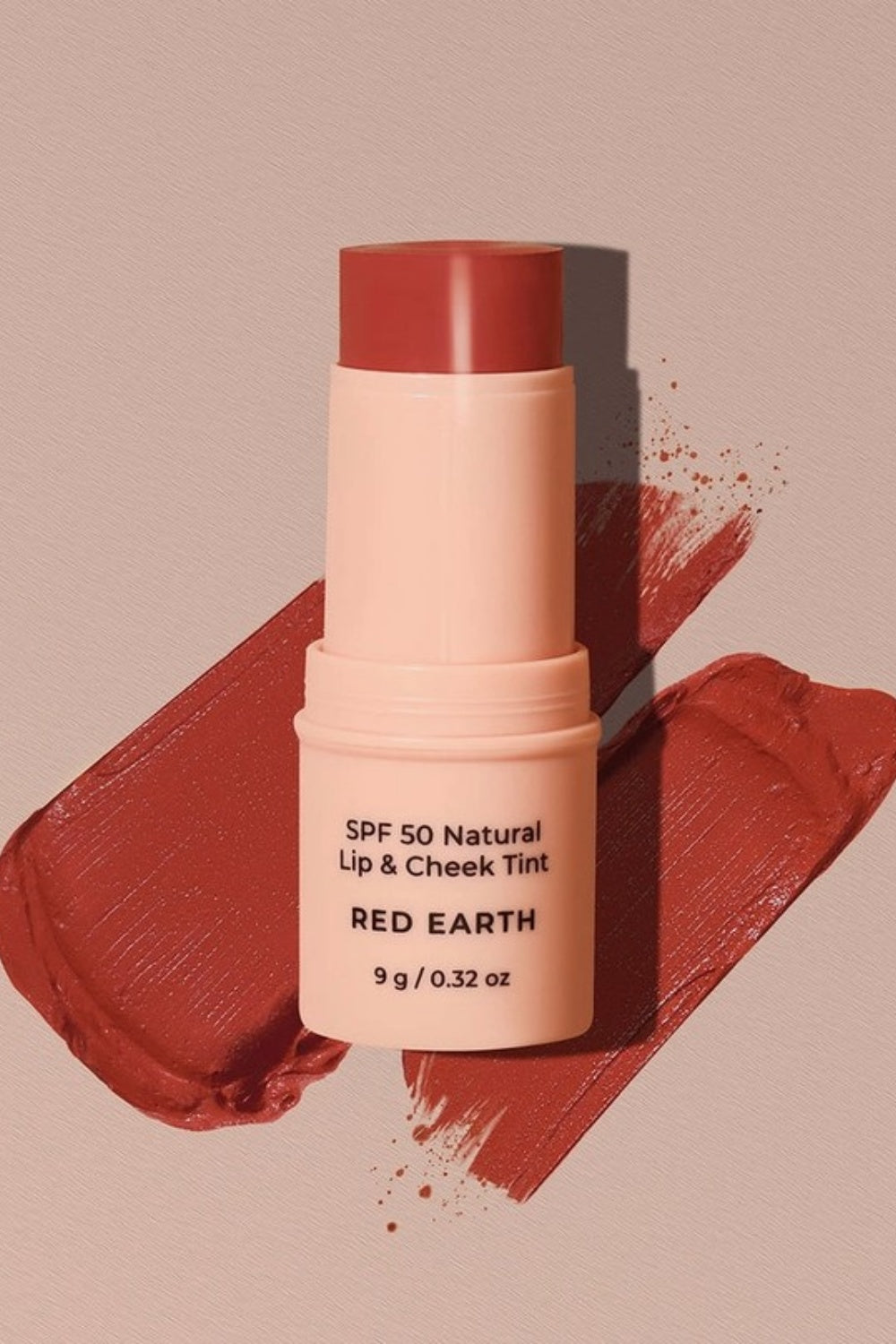 AVOCADO ZINC NATURAL LIP + CHEEK TINT SPF50 RED EARTH