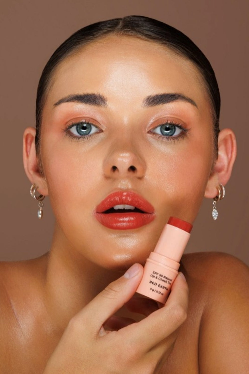 AVOCADO ZINC NATURAL LIP + CHEEK TINT SPF50 RED EARTH