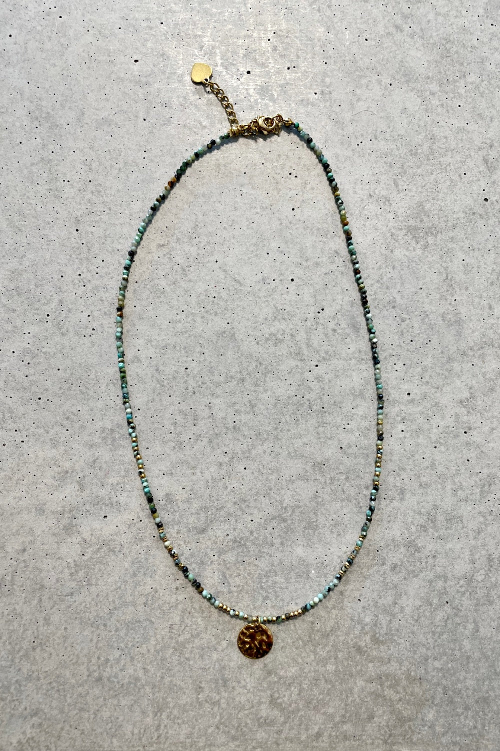 SUNDAY MOOD LITTLE COVE NECKLACE LAGOON GREEN