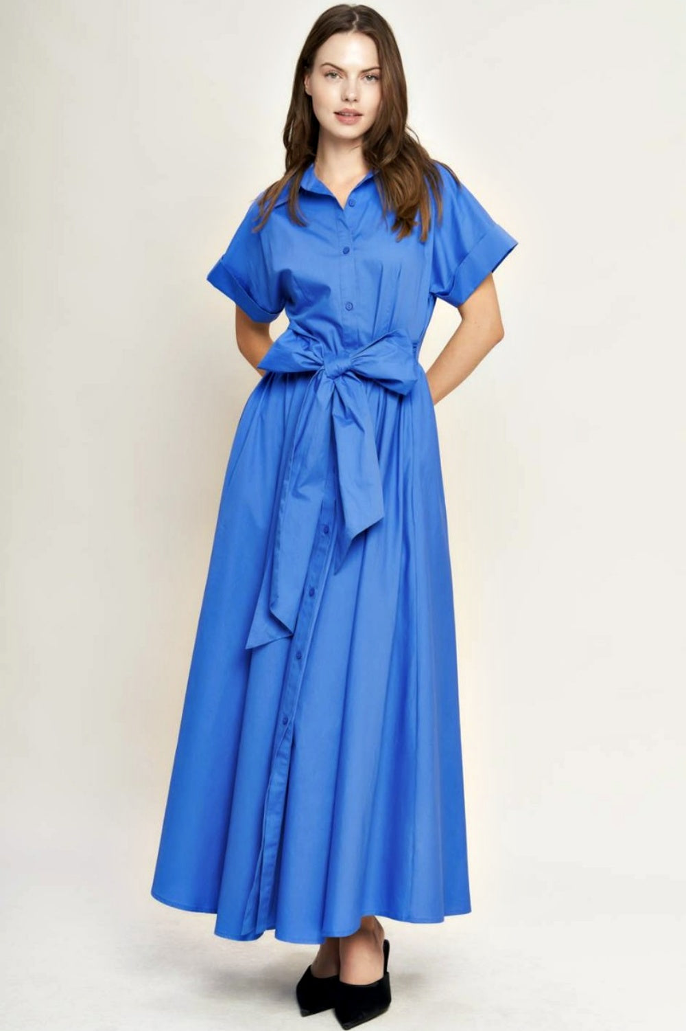 DREAMWEAVER MAXI DRESS SKY BLUE