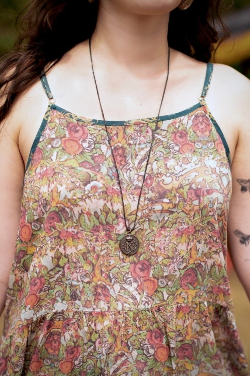 MARKET OF STARS LOVE REVOLUTION BOHEME SLIP DRESS