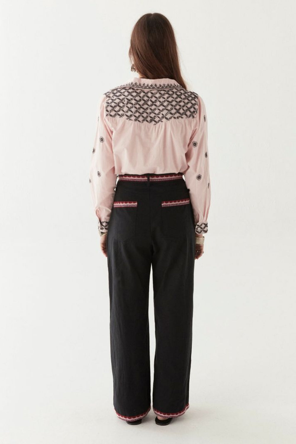 MAISON HOTEL GANGES BLOUSE SOFTWARE PINK