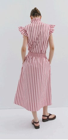 MAEVARII MAD HATTERS PINSTRIPE SKIRT